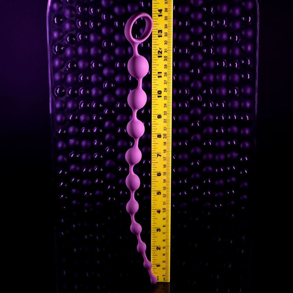 Selopa Beaded Adventure Purple 35.5 Cm Anal Beads