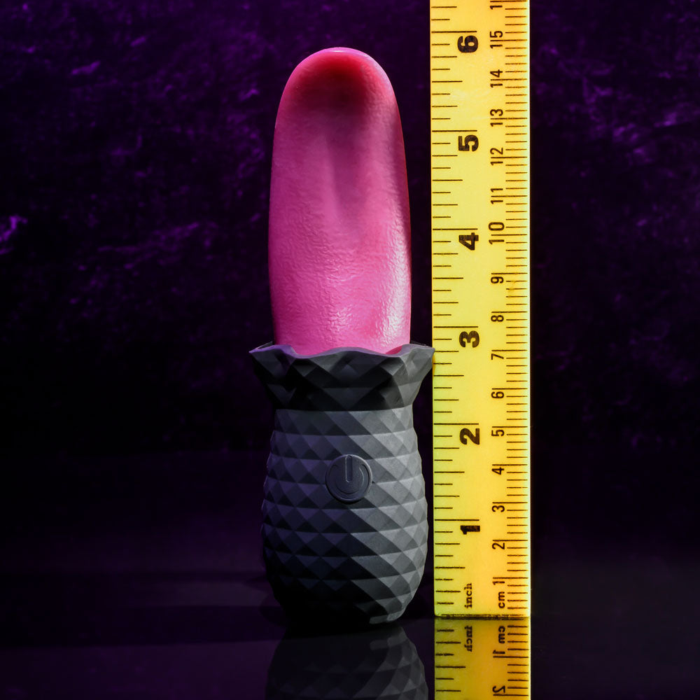 Selopa Tongue Teaser Pink/Black Usb Rechargeable Vibrating Tongue Stimulator