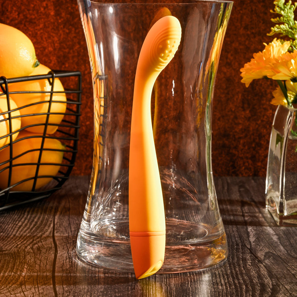Selopa Lemon Squeeze Yellow 18.4 Cm Usb Rechargeable Vibrator