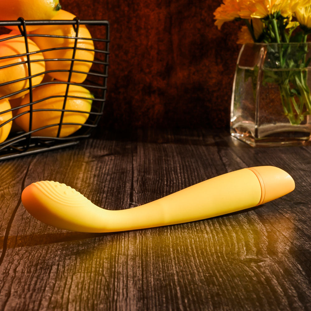 Selopa Lemon Squeeze Yellow 18.4 Cm Usb Rechargeable Vibrator