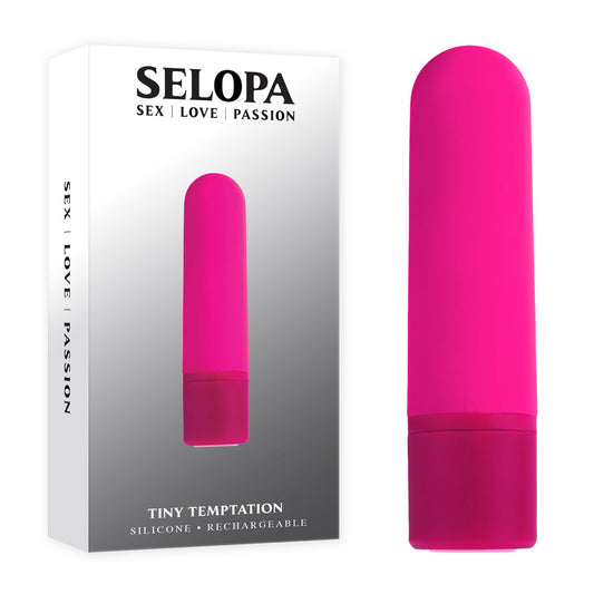 Selopa Tiny Temptation Pink 9.2 Cm Usb Rechargeable Bullet