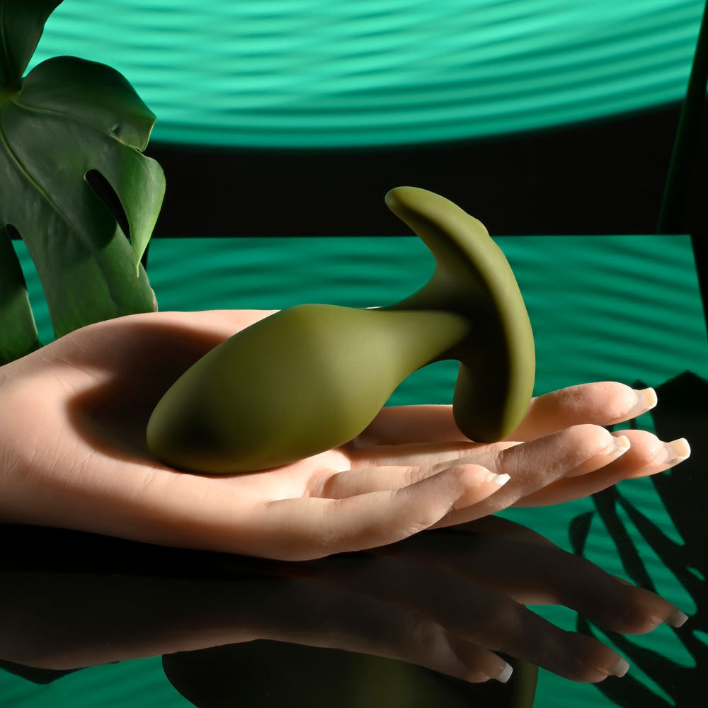 Selopa The Colonel Green 10.1 Cm Usb Rechargeable Vibrating Butt Plug With Wireless Remote