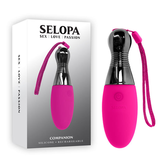 Selopa Companion Pink 11.9 Cm Usb Rechargeable Vibrating Egg