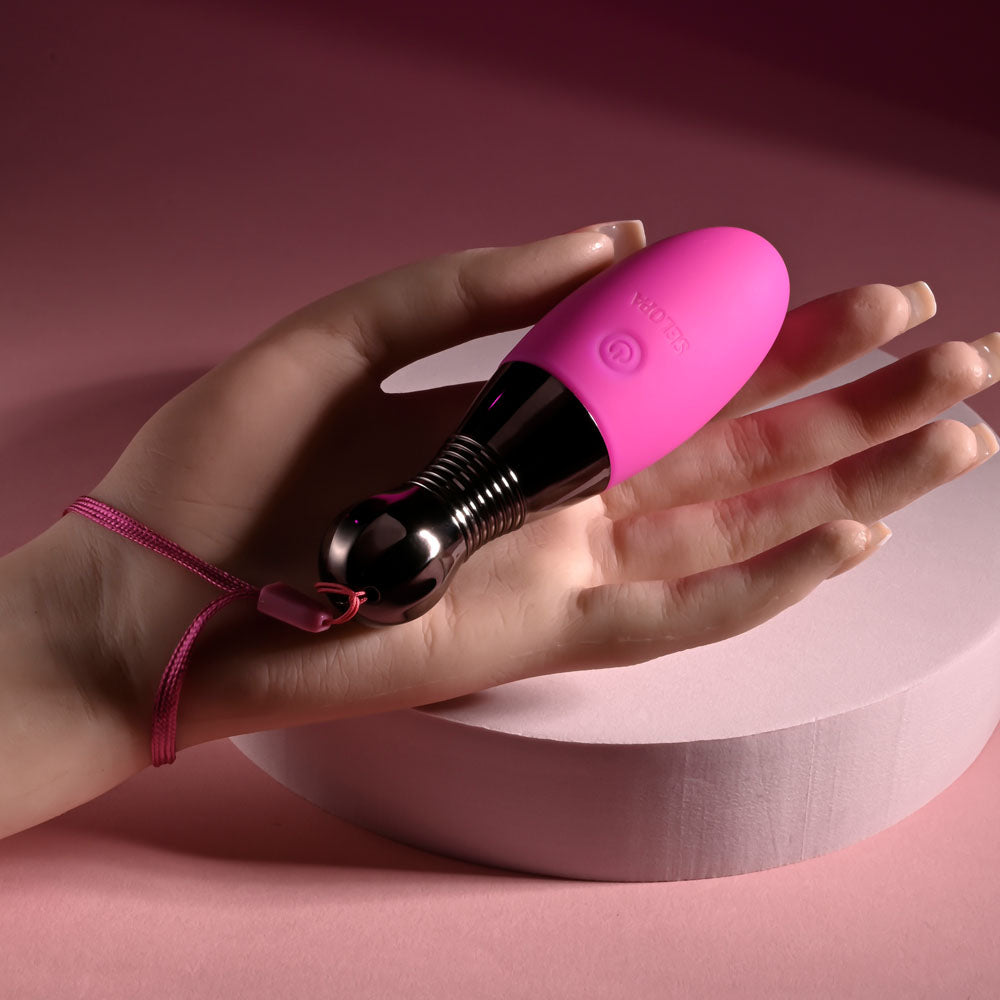 Selopa Companion Pink 11.9 Cm Usb Rechargeable Vibrating Egg