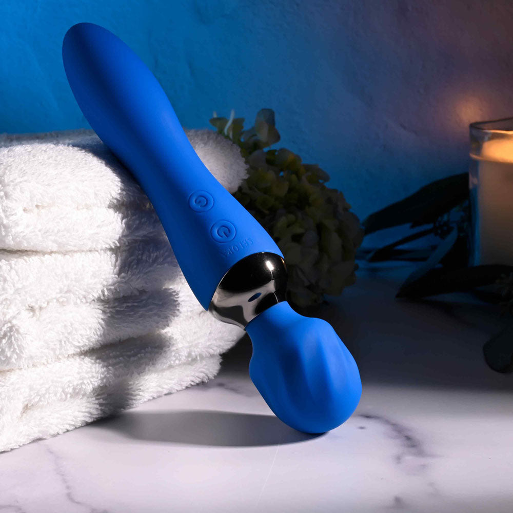 Selopa Blue Belle Blue Usb Rechargeable 20 Cm Massage Wand