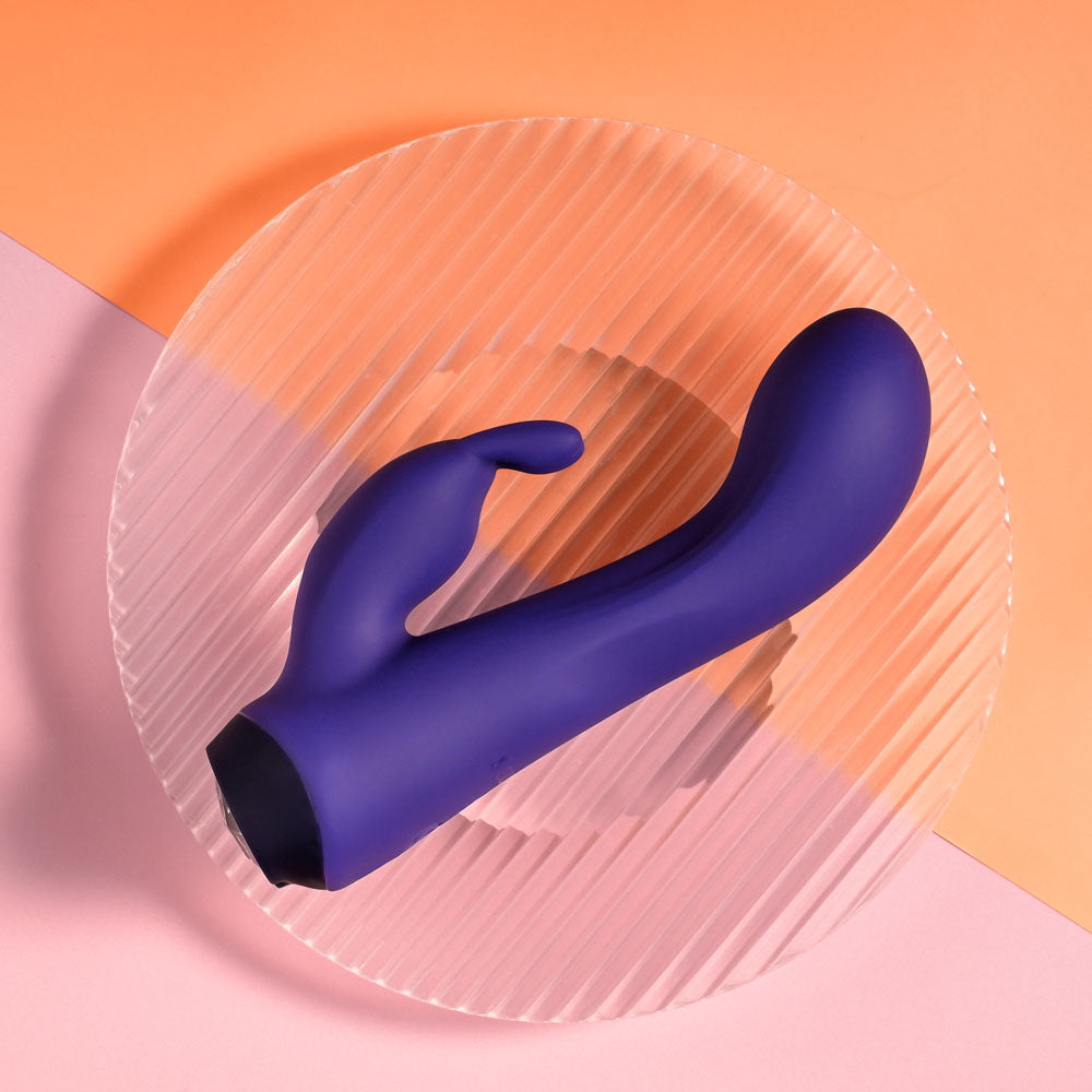 Selopa Plum Job Purple 13.5 Cm Usb Rechargeable Rabbit Vibrator