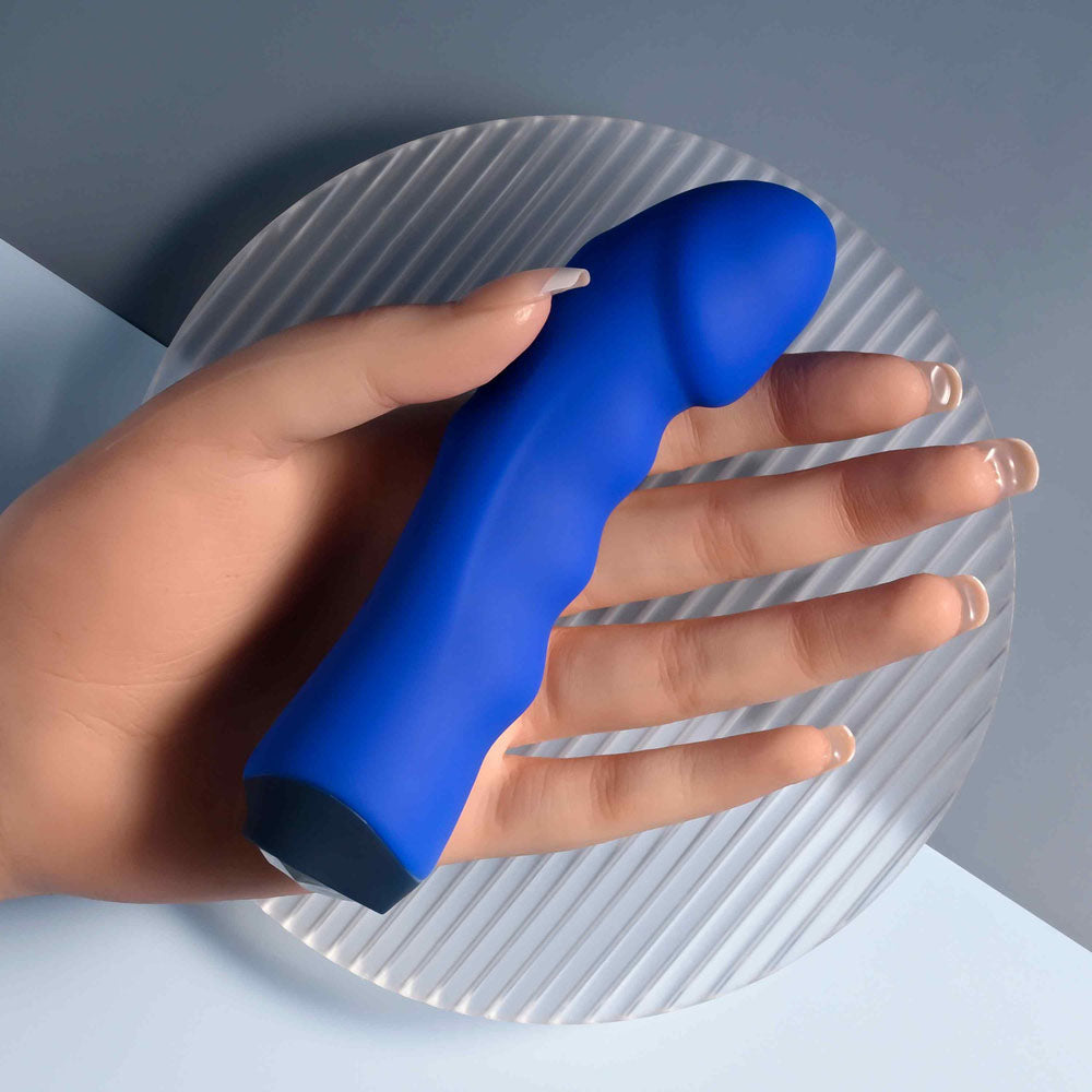 Selopa Blue Banger Blue 13.6 Cm Usb Rechargeable Vibrator