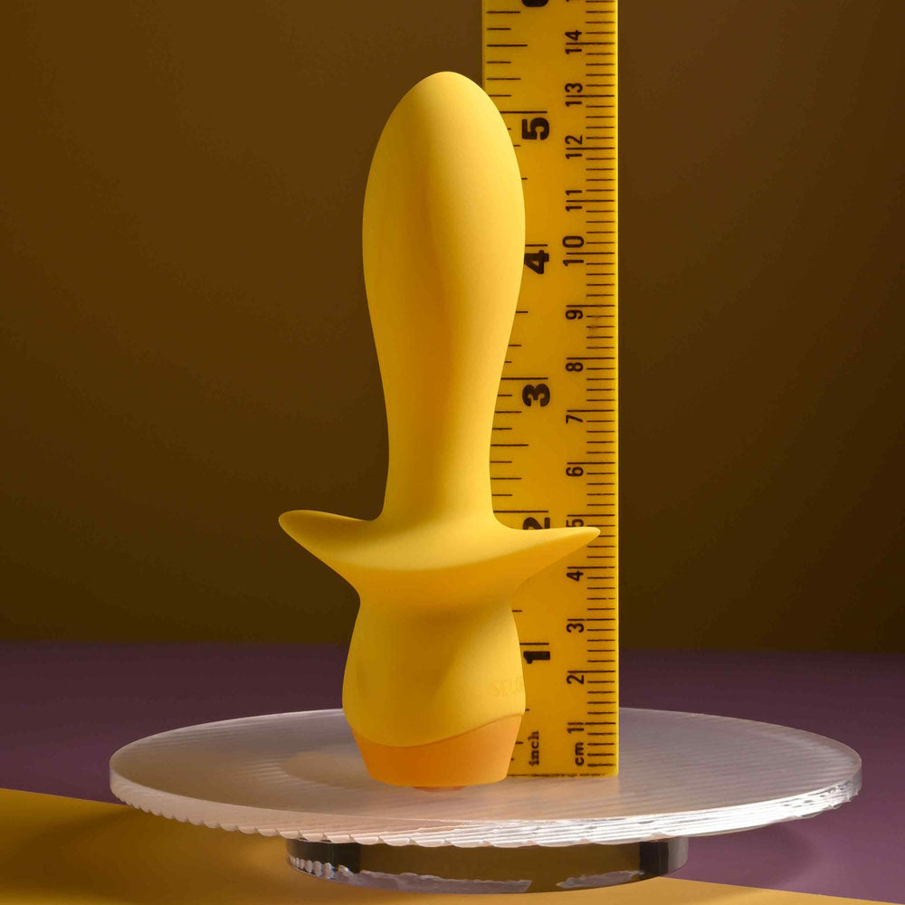 Selopa Mellow Yellow Yellow 13.5 Cm Usb Rechargeable Vibrating Anal Plug