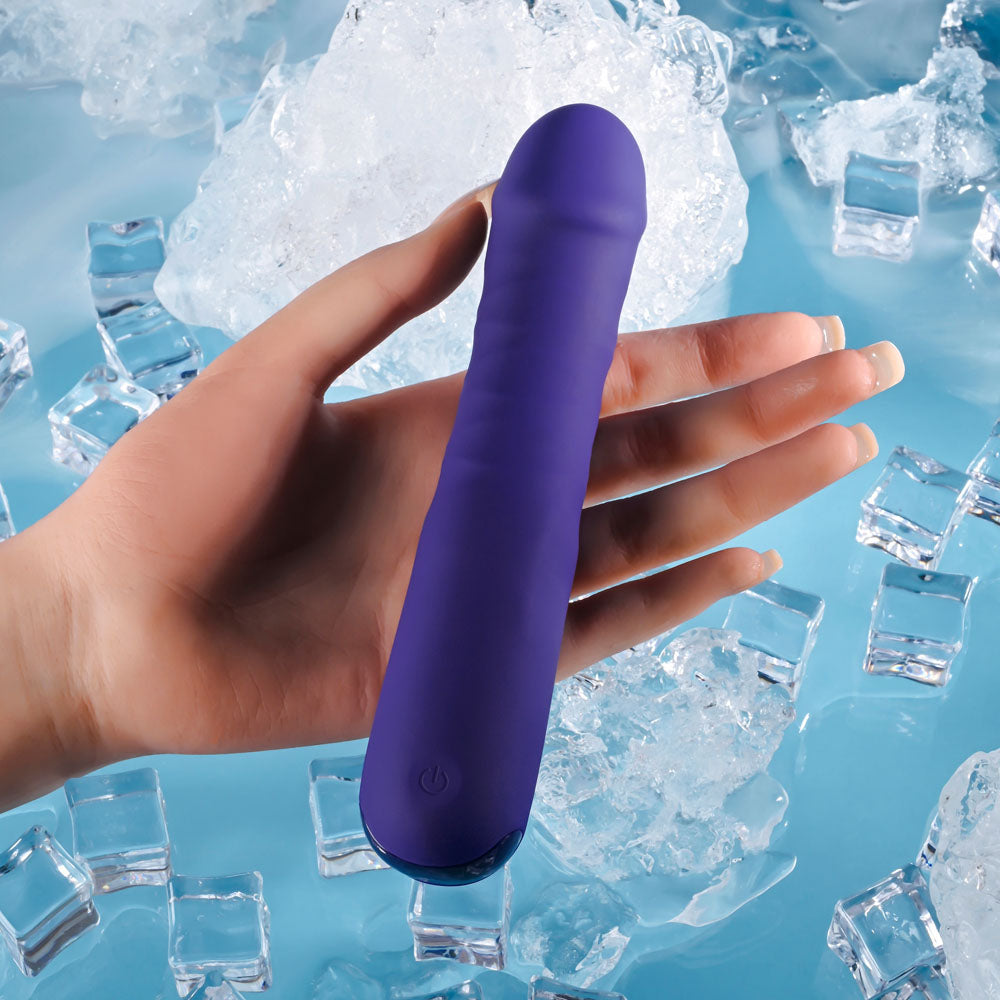 Selopa Ambition Purple 17 Cm Usb Rechargeable Thrusting Vibrator