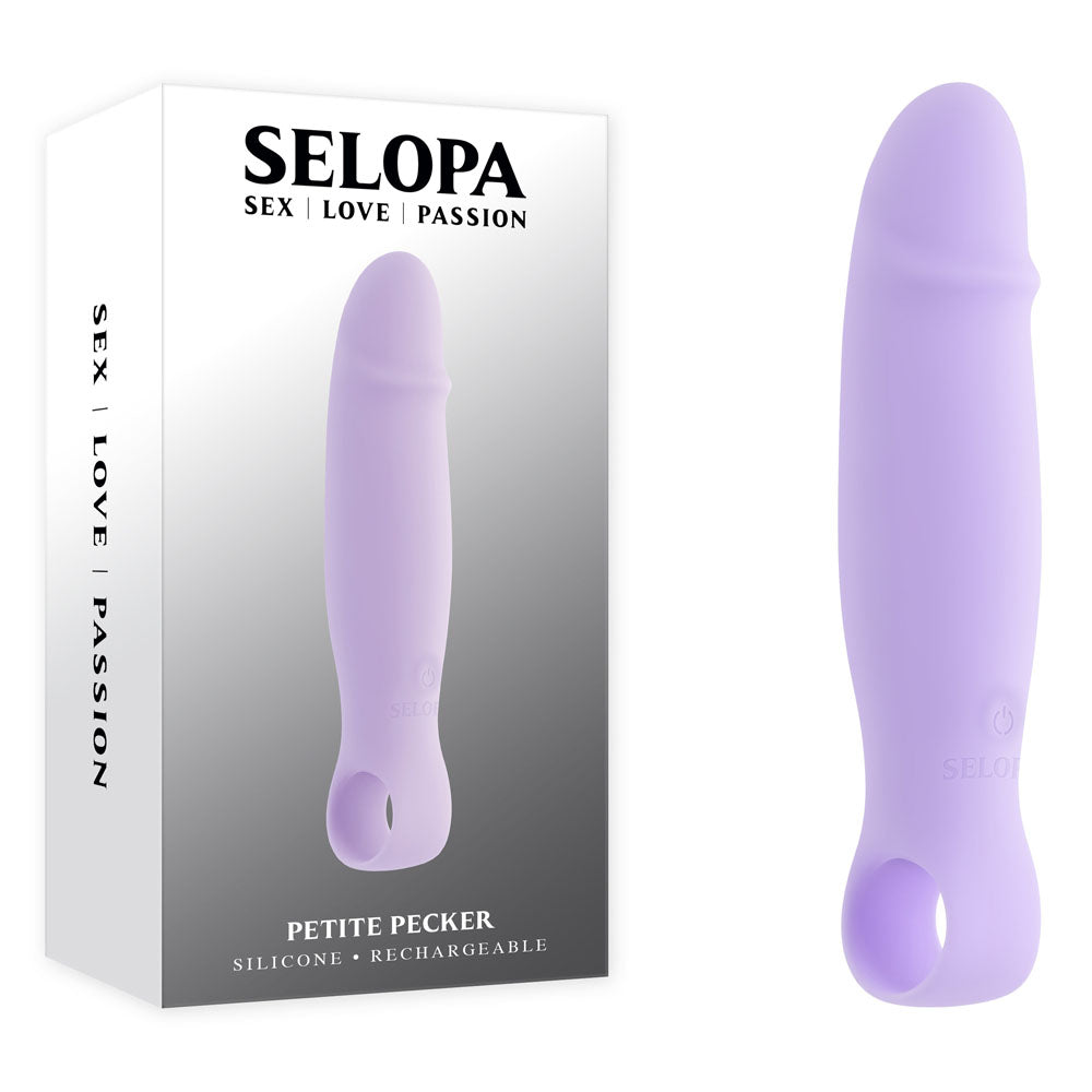 Selopa Petite Pecker Purple 11.7 Cm Usb Rechargeable Mini Vibrator