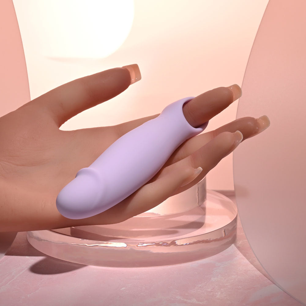 Selopa Petite Pecker Purple 11.7 Cm Usb Rechargeable Mini Vibrator