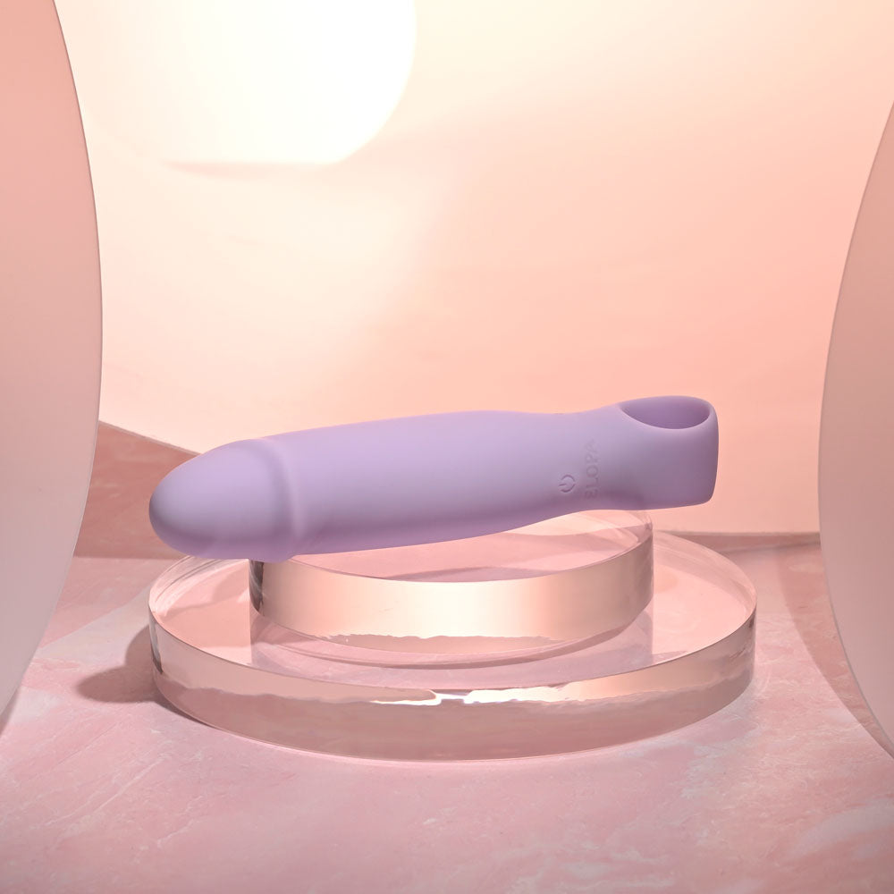 Selopa Petite Pecker Purple 11.7 Cm Usb Rechargeable Mini Vibrator