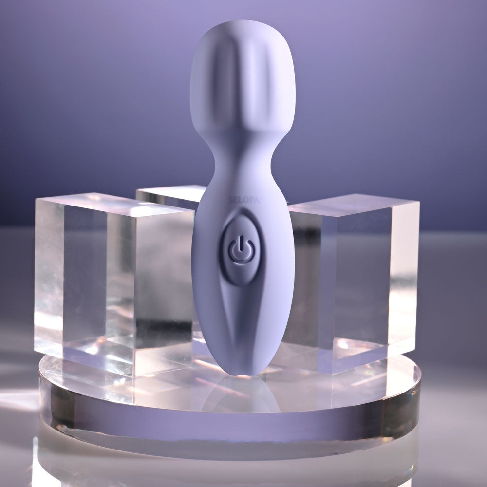 Selopa Lil' Wand Purple 11 Cm Usb Rechargeable Massage Wand