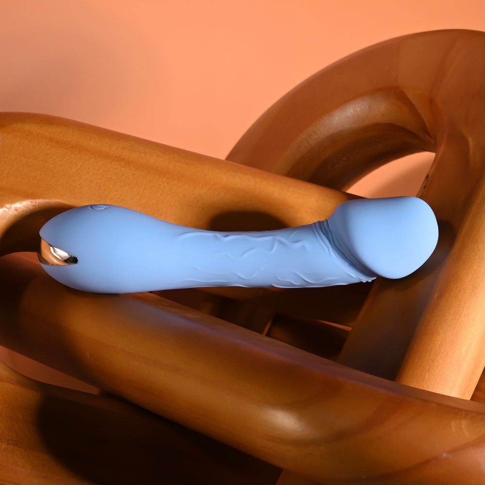 Selopa Dainty Dick Baby Blue 11.9 Cm Usb Rechargeable Mini Vibrator