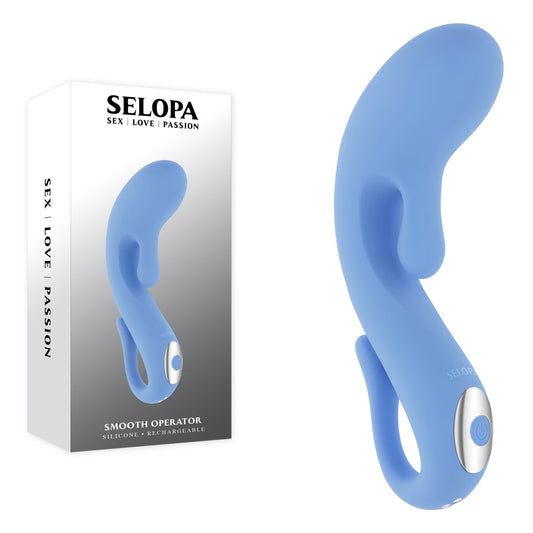 Selopa Smooth Operator Blue Usb Rechargeable Vibrator