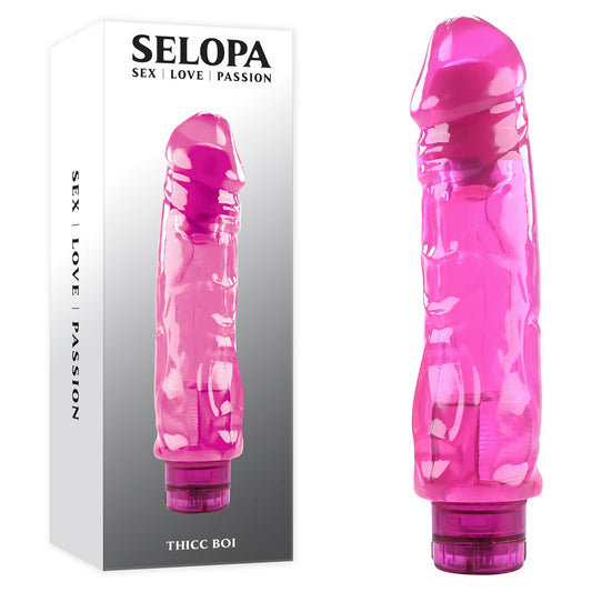Selopa Thicc Boi Pink 22.9 Cm Vibrator