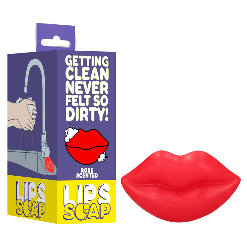 S Line Kiss Soap Rose Scented Novelty Soap