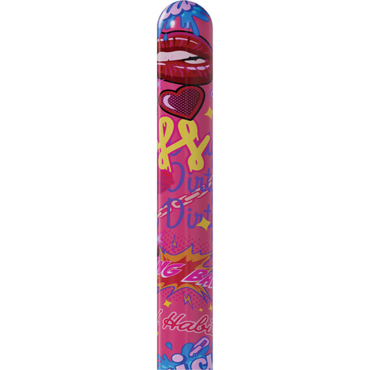 S Line Kaotix Pop Art Pink 17.8 Cm Usb Rechargeable Vibrator