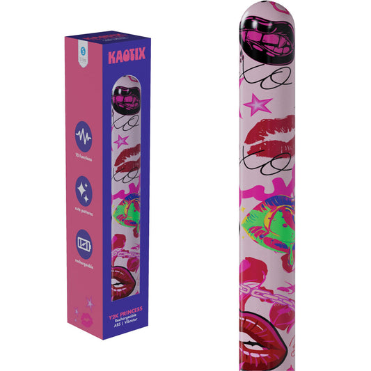 S Line Kaotix Y2 K Princess Powder Pink 17.8 Cm Usb Rechargeable Vibrator