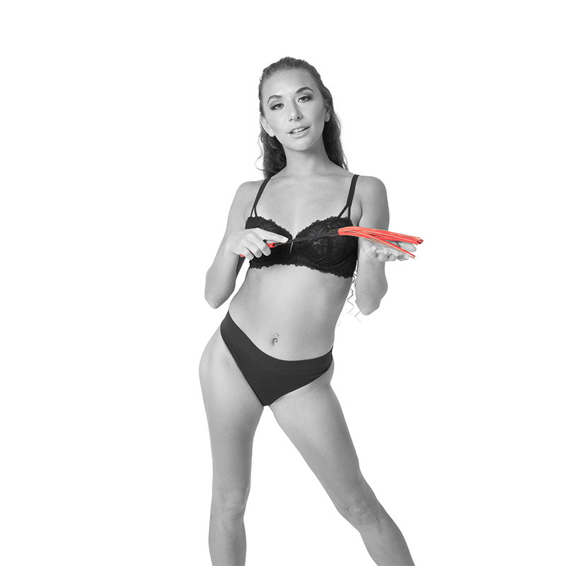Sex & Mischief Amor Crop Red/Black Heart Crop