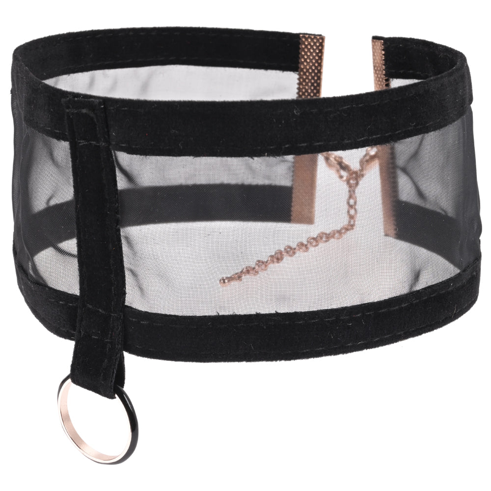 Sex & Mischief Sheer Day Collar Black Collar