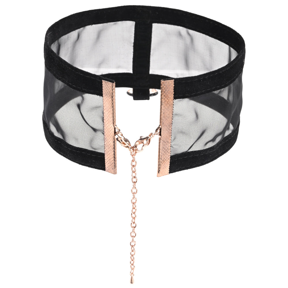 Sex & Mischief Sheer Day Collar Black Collar