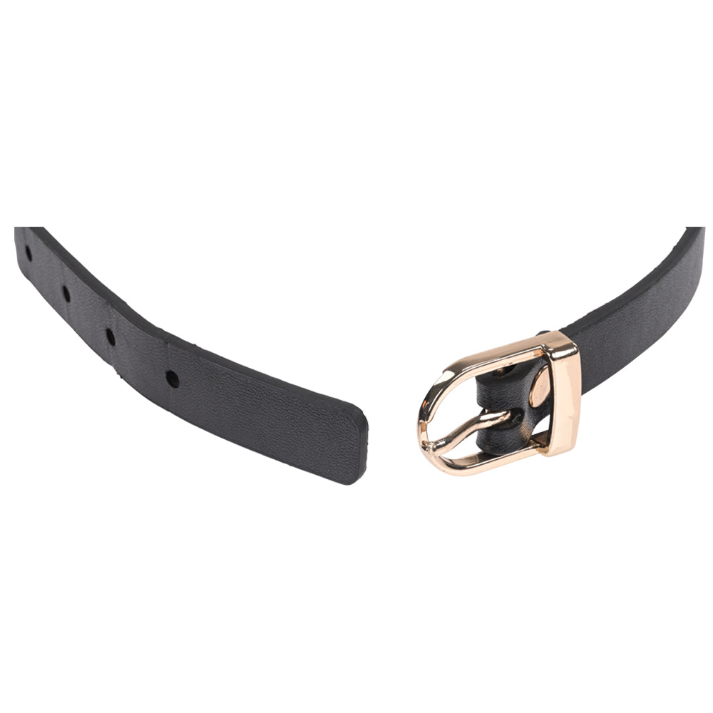 Sex & Mischief Double Buckle Day Collar Black Collar
