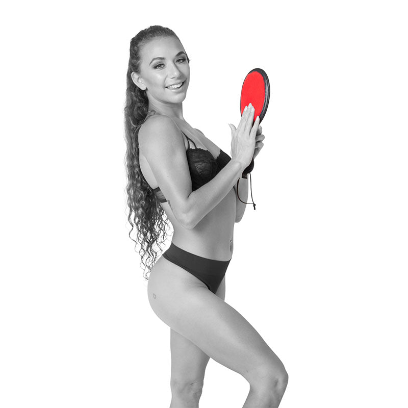 Sex & Mischief Amor Paddle Red/Black Spanking Paddle