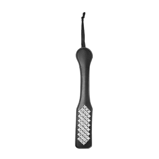 Sex & Mischief Studded Paddle Black Spanking Paddle