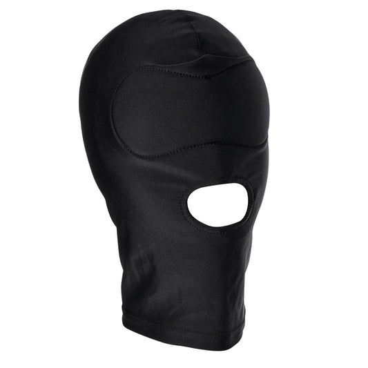 Sex & Mischief Shadow Hood Black Hood With Mouth Opening