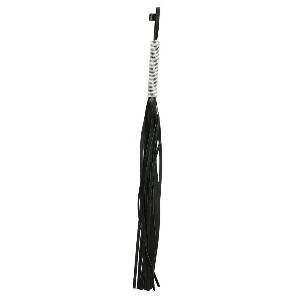 Sex & Mischief Sparkle Flogger Black/Sparkle 78 Cm Flogger Whip