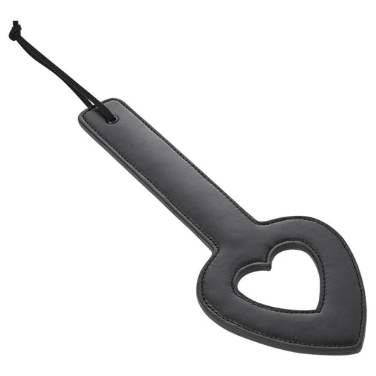 Sex & Mischief Shadow Heart Paddle Black Paddle