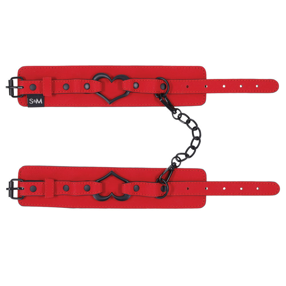 Sex & Mischief Amor Handcuffs Red Restraints