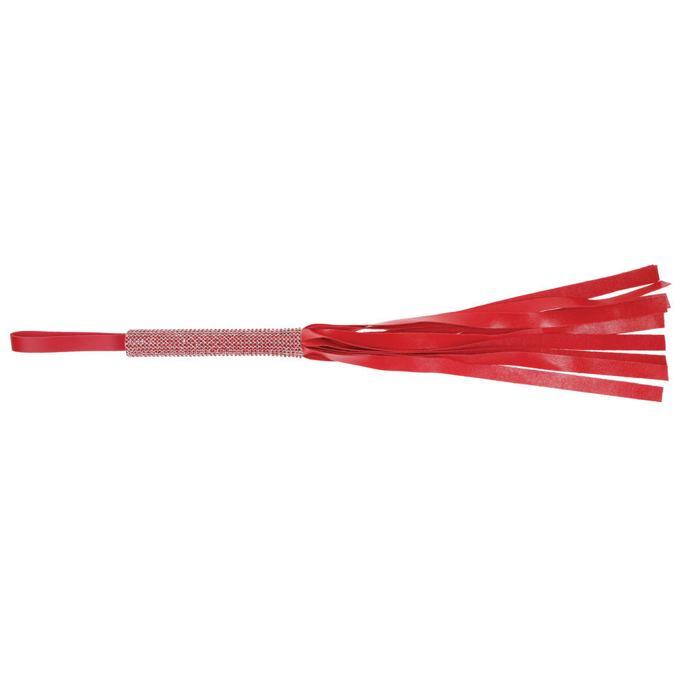 Sex & Mischief Amor Sparkle Flogger Red 33 Cm Flogger Whip