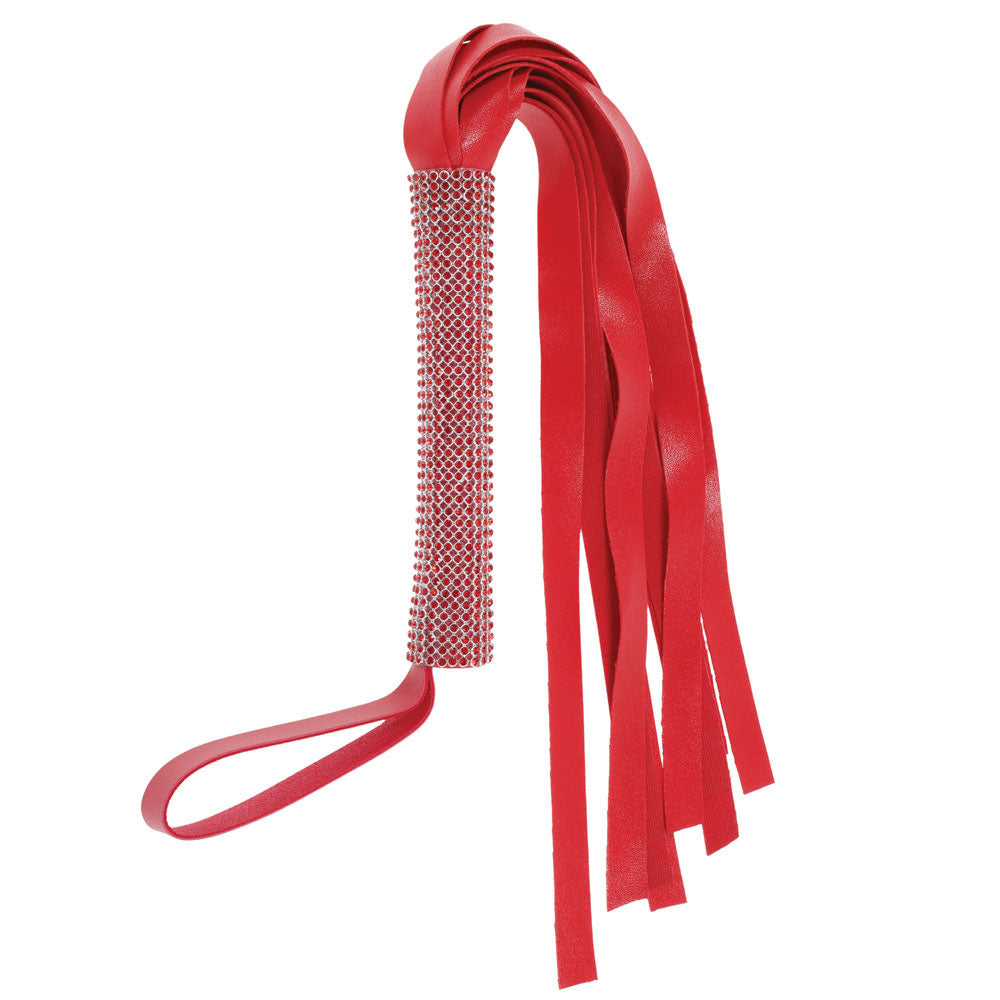 Sex & Mischief Amor Sparkle Flogger Red 33 Cm Flogger Whip