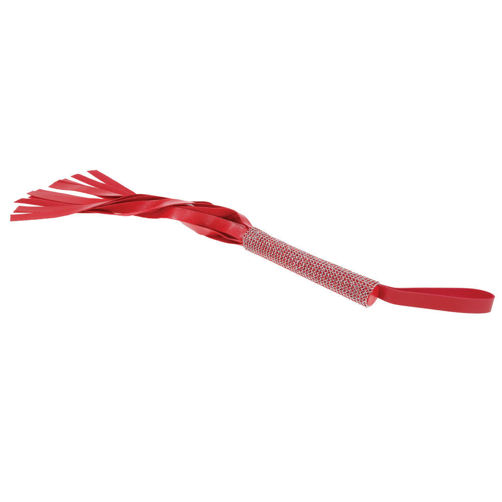 Sex & Mischief Amor Sparkle Flogger Red 33 Cm Flogger Whip