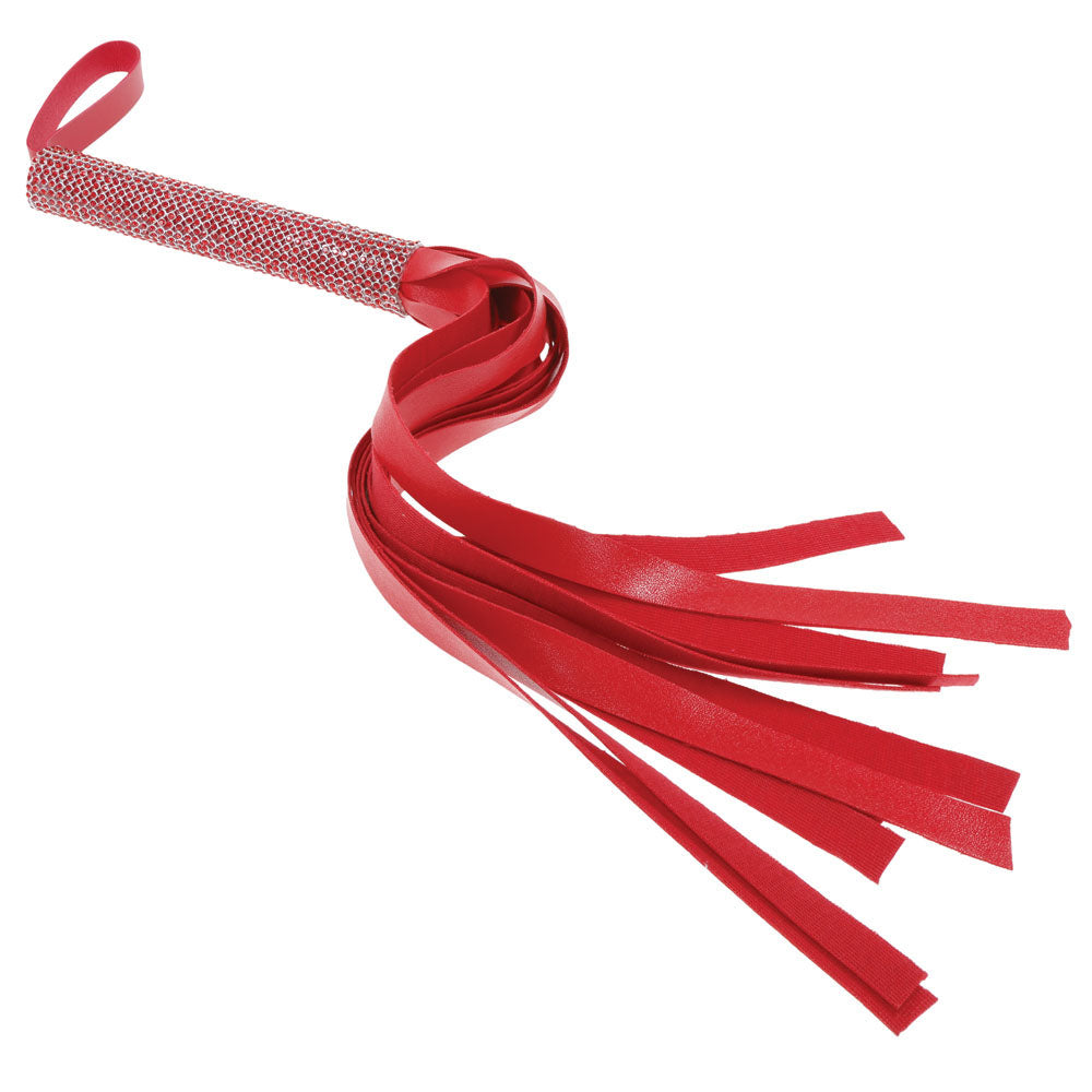 Sex & Mischief Amor Sparkle Flogger Red 33 Cm Flogger Whip