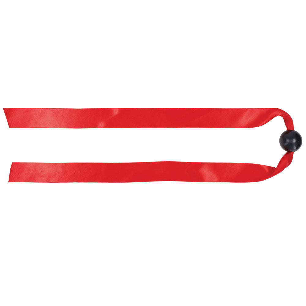 Sex & Mischief Amor Satin Ball Gag Red/Black Mouth Restraint