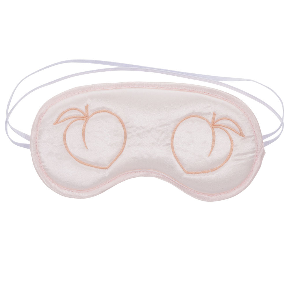 Sex & Mischief Peaches N Crea Me Blindfold Peach Eyemask