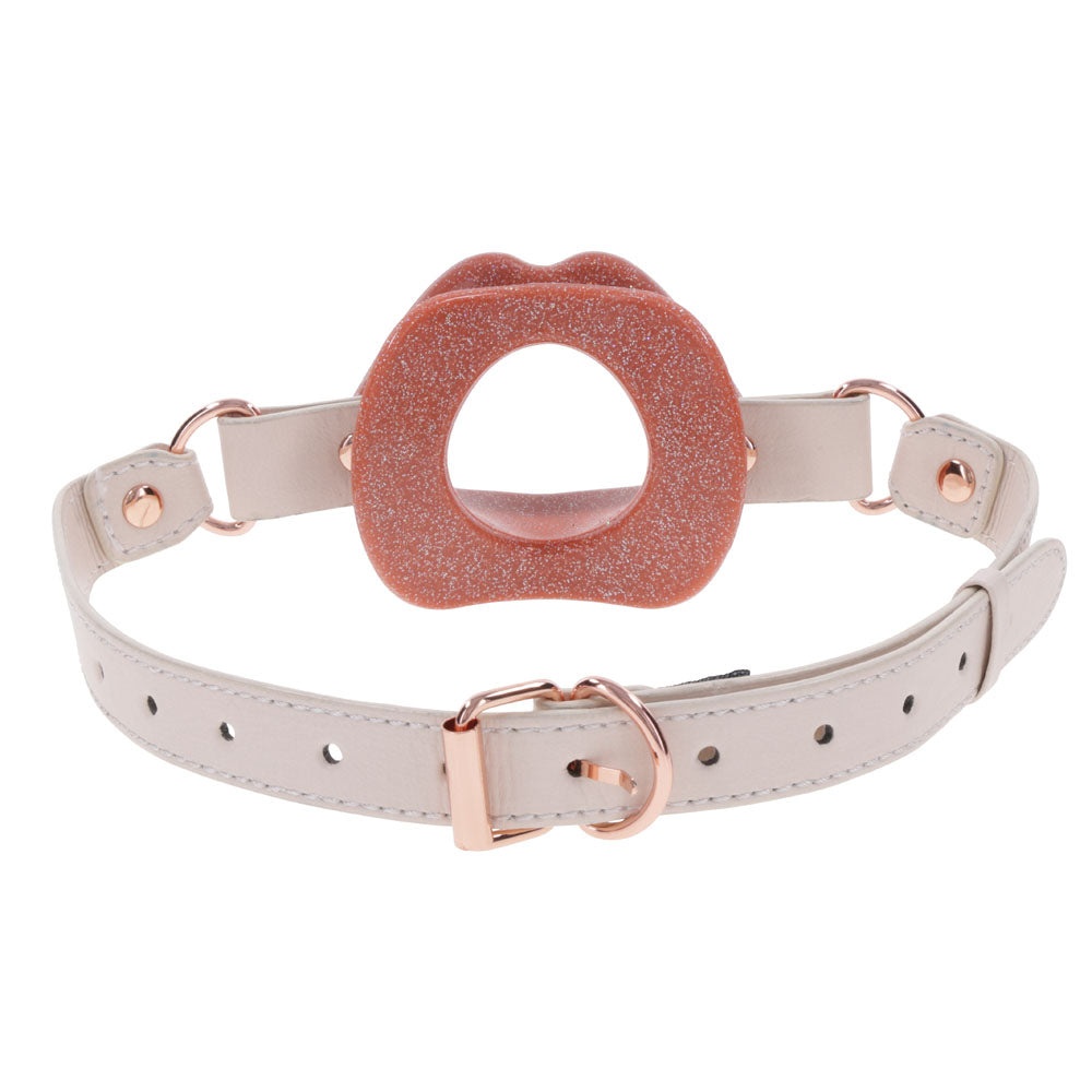 Sex & Mischief Peaches N Crea Me Silicone Lips Peach Mouth Restraint