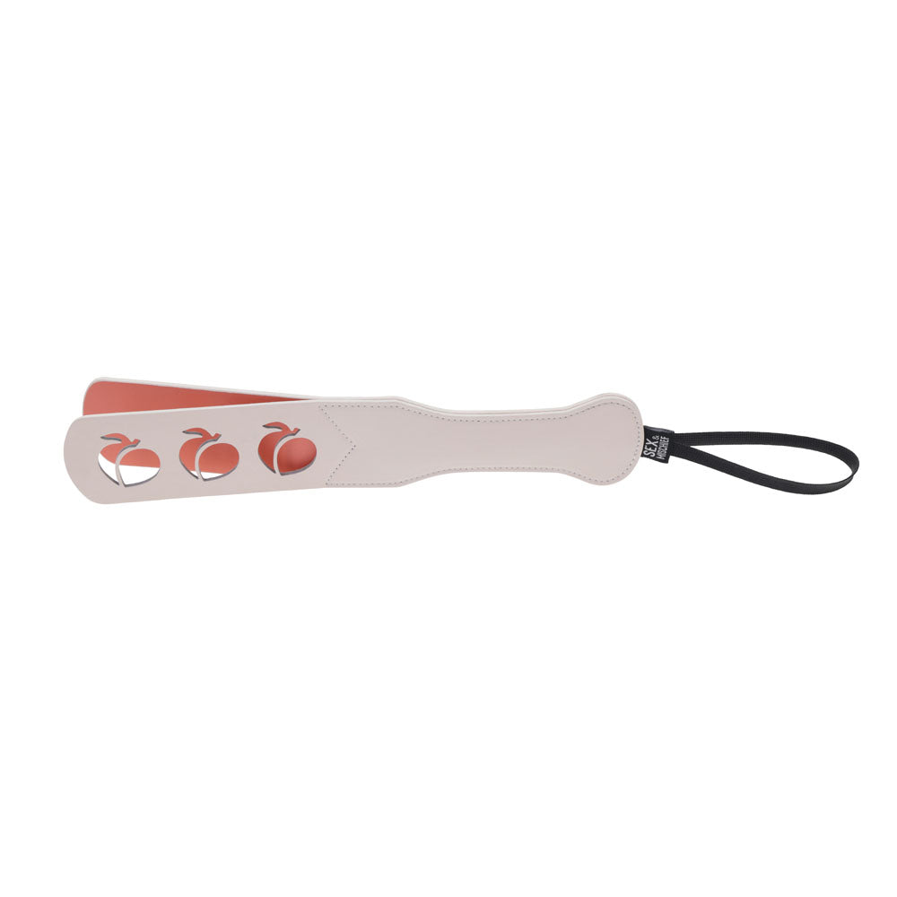Sex & Mischief Peaches N Crea Me Impression Paddle Peach Spanking Paddle