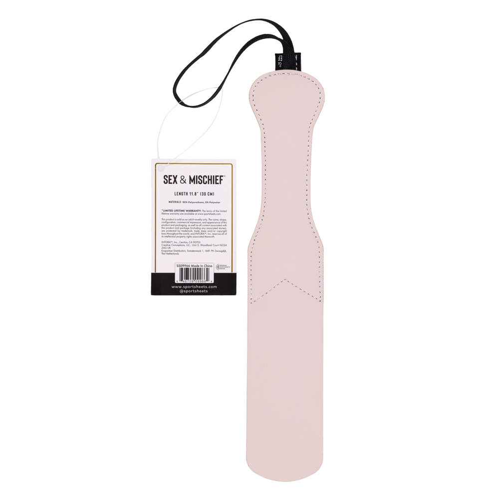 Sex & Mischief Peaches N Crea Me Impression Paddle Peach Spanking Paddle