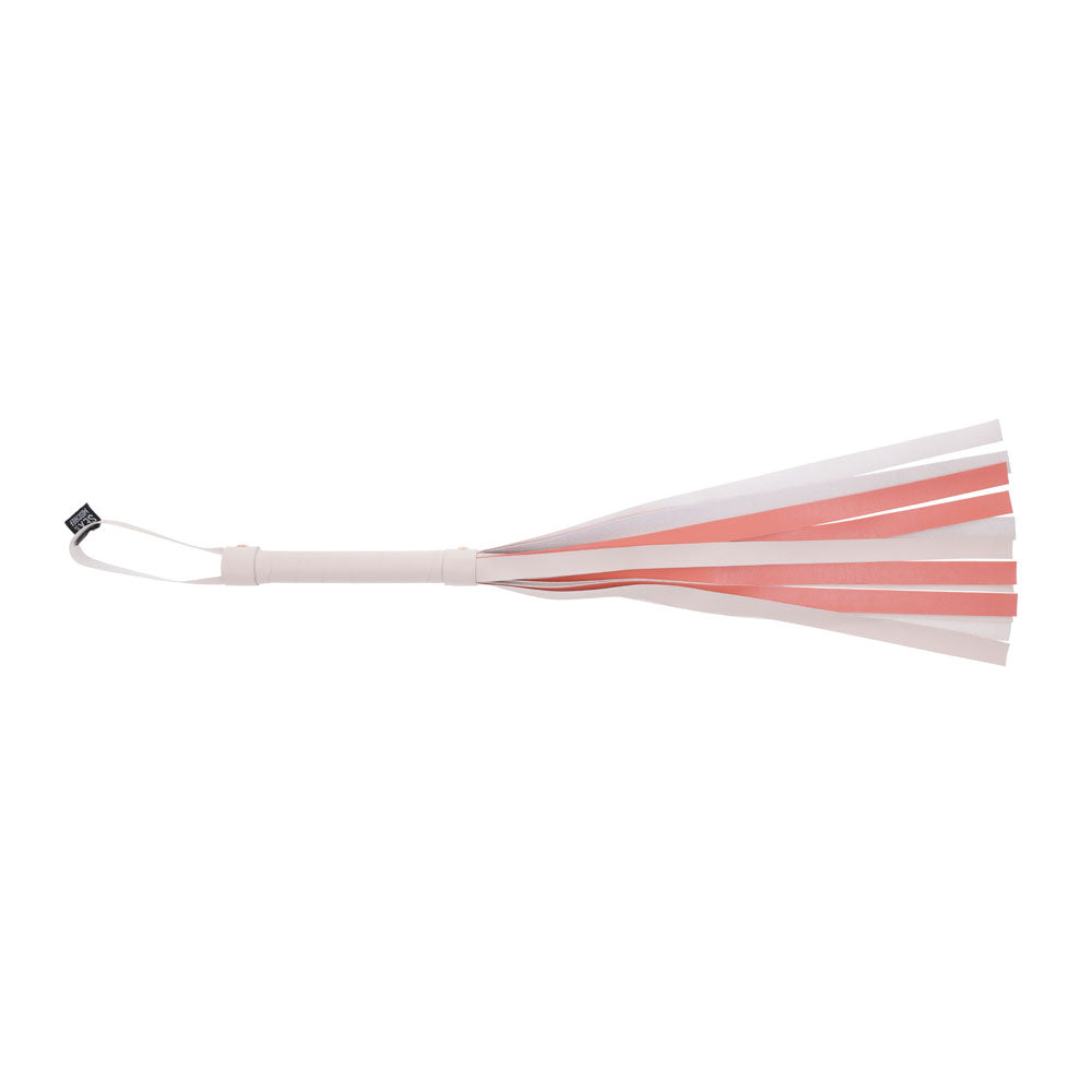 Sex & Mischief Peaches N Crea Me Stripe Flogger Peach 80 Cm Flogger Whip