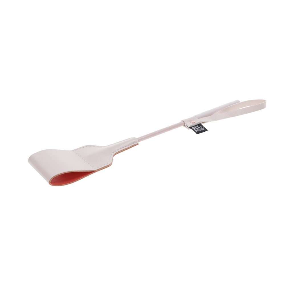 Sex & Mischief Peaches N Crea Me Riding Crop Peach 30 Cm Crop Whip