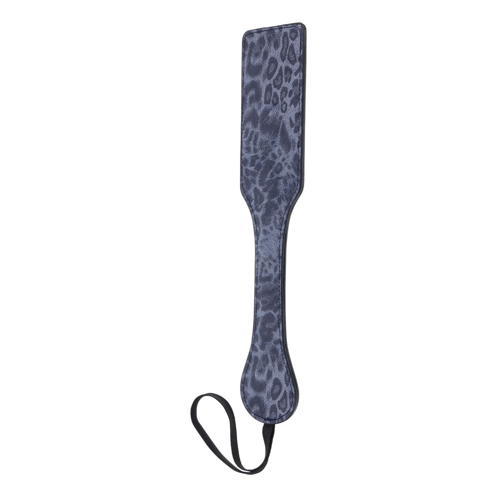 Sex & Mischief Cougar Studded Paddle Navy Blue Paddle With Gold Studs