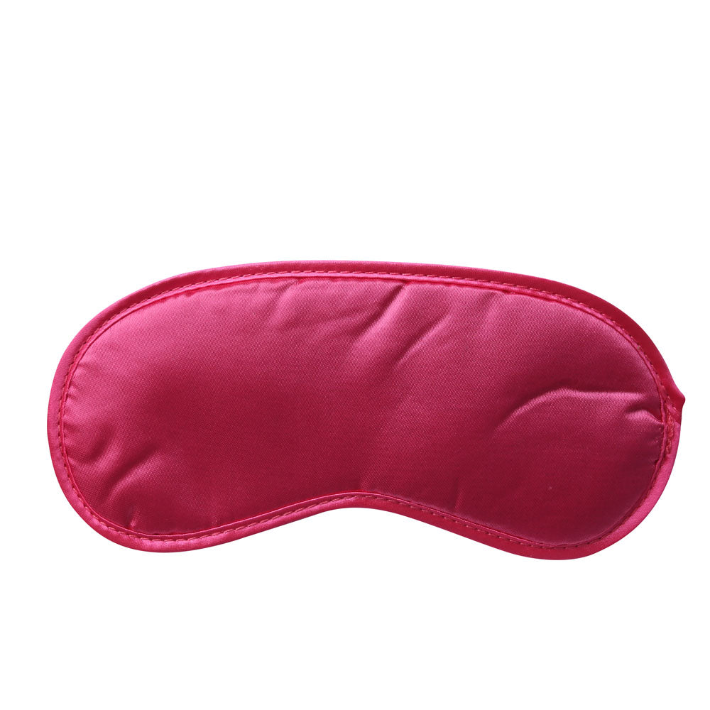 Sex & Mischief Satin Blindfold Hot Pink Hot Pink Blindfold