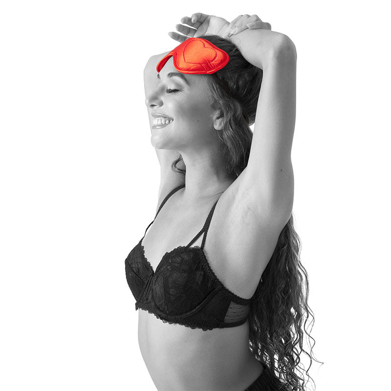 Sex & Mischief Amor Blindfold Red Padded Blindfold