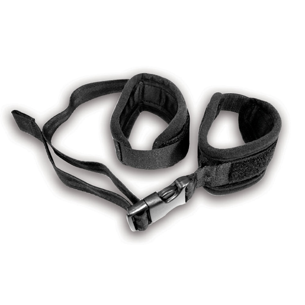 Sex & Mischief Adjustable Handcuffs Black Restraints
