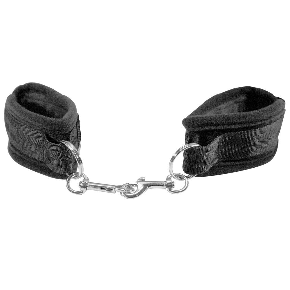 Sex & Mischief Black Beginner's Handcuffs Black Restraints