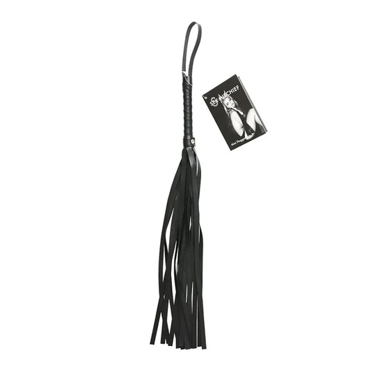 Sex & Mischief Mini Flogger Black 53 Cm Flogger Whip